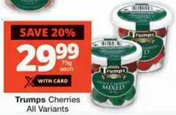 Checkers Trumps Cherries All Variants offer