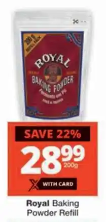Checkers Royal Baking Powder Refill offer