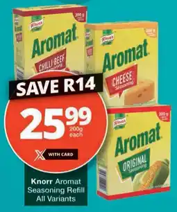 Checkers Knorr Aromat Seasoning Refill All Variants offer