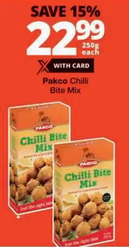 Checkers Pakco Chilli Bite Mix offer