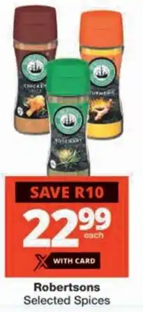 Checkers Robertsons Selected Spices offer