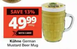 Checkers Kühne German Mustard Beer Mug offer