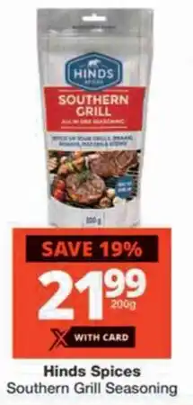 Checkers Hinds Spices Southern Grill Seasoning offer
