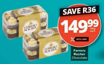 Checkers Ferrero Rocher Chocolate offer