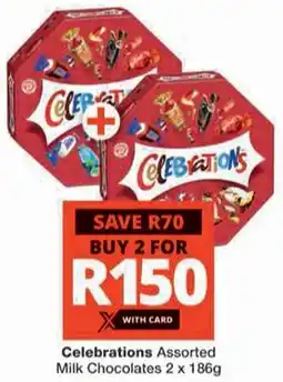 Checkers Celebrations Assorted Milk Chocolates offer