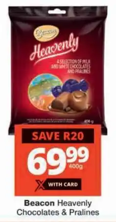 Checkers Beacon Heavenly Chocolates & Pralines offer
