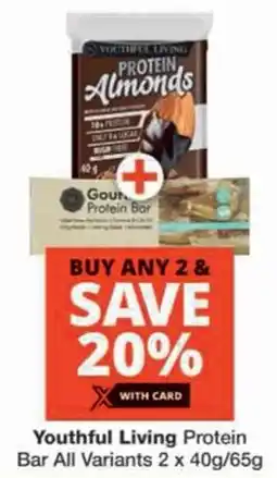 Checkers Youthful Living Protein Bar All Variants offer