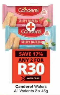 Checkers Canderel Wafers All Variants offer