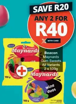Checkers Beacon Maynards Gum Sweets All Variants offer
