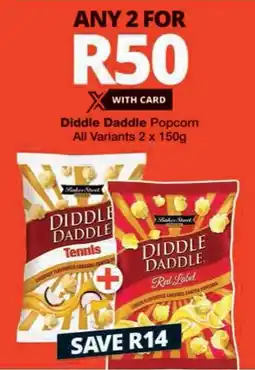 Checkers Diddle Daddle Popcorn All Variants offer