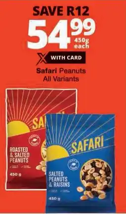 Checkers Safari Peanuts All Variants offer
