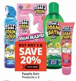 Checkers Fozzi's Bath Products offer
