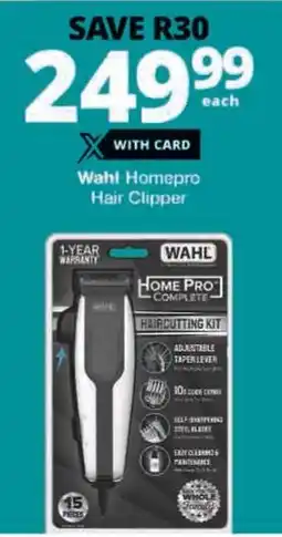 Checkers Wahl Homepro Hair Clipper offer