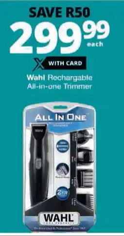 Checkers Wahl Rechargable All-in-one Trimmer offer