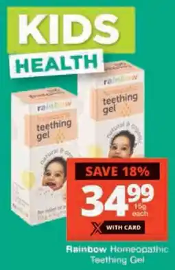 Checkers Rainbow Homeopathic Teething Gel offer