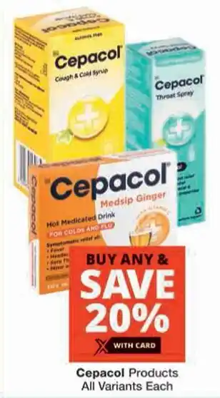Checkers Cepacol Products All Variants offer