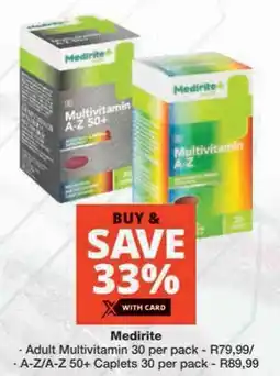 Checkers Medirite Adult Multivitamin offer