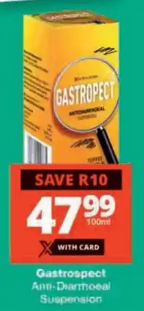 Checkers Gastrospect Anti-Diarrhoeal Suspension offer