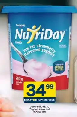 Pick n Pay Danone Nutriday Yoghurt Assorted 900g Each offer