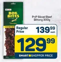 Pick n Pay PnP Sliced Beef Biltong 300g offer