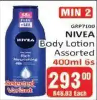 KitKat Cash and Carry Nivea Body Lotion Assorted offer