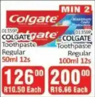 KitKat Cash and Carry Colgate Toothpaste Regular offer