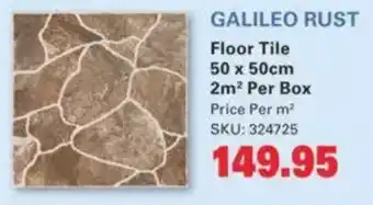 Cashbuild Galileo Rust Floor Tile offer