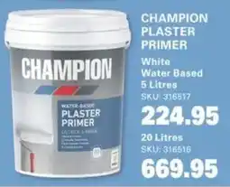 Cashbuild Champion plaster primer white water based offer