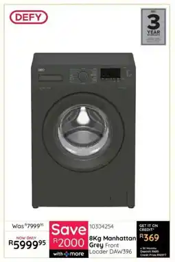 Bradlows Defy Manhattan Grey Front Loader offer