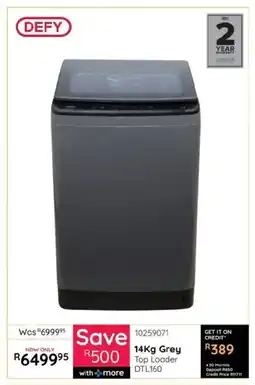 Bradlows Defy Grey Top Loader offer