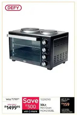 Bradlows Defy Mini Oven offer