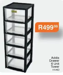 Crazy Plastics Addis Drawer 6 Unit Tower offer
