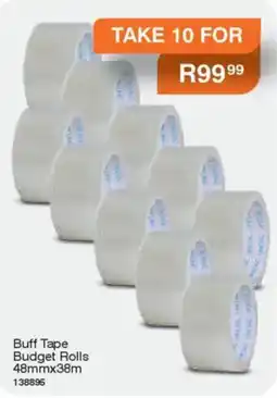 Crazy Plastics Buff Tape Budget Rolls offer