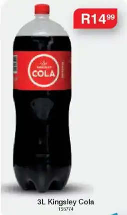 Crazy Plastics Kingsley Cola offer