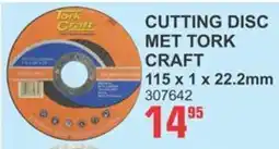 Cashbuild Tork Craft Cutting Disc Met offer