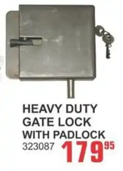 Cashbuild Heavy duty gate lock with padlock offer