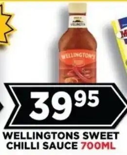 Goal Supermarket Wellingtons sweet chilli sauce offer