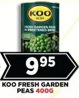 Goal Supermarket Koo fresh garden peas offer