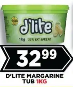 Goal Supermarket D'lite margarine tub offer