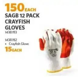 BUCO Sagb crayfish gloves offer