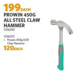 BUCO Prowin all steel claw hammer offer