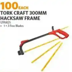 BUCO Tork craft hacksaw frame offer