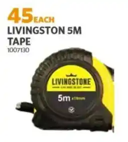 BUCO Livingston 5m tape offer