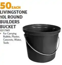 BUCO Livingstone round builders bucket offer