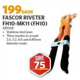 BUCO Fascor riveter fh10-mk11 offer