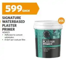 BUCO Signature waterbased plaster primer offer