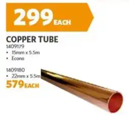 BUCO Copper Tube offer