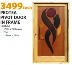 BUCO Protea pivot door in frame offer