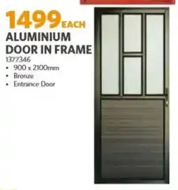 BUCO Aluminium door in frame offer