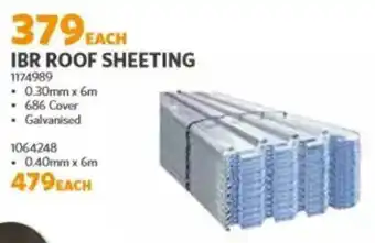 BUCO Ibr roof sheeting offer